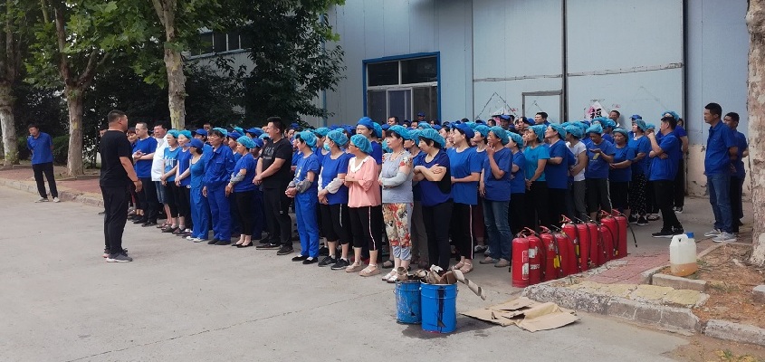 贝斯特公司于5月15日举行消防逃生演练