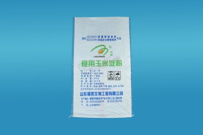 Plastic woven bag coating