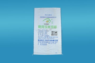 Plastic woven bag coating
